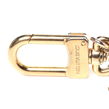 Louis Vuitton Metal Pochette Extender Key Ring Chain Gold 3 of 7