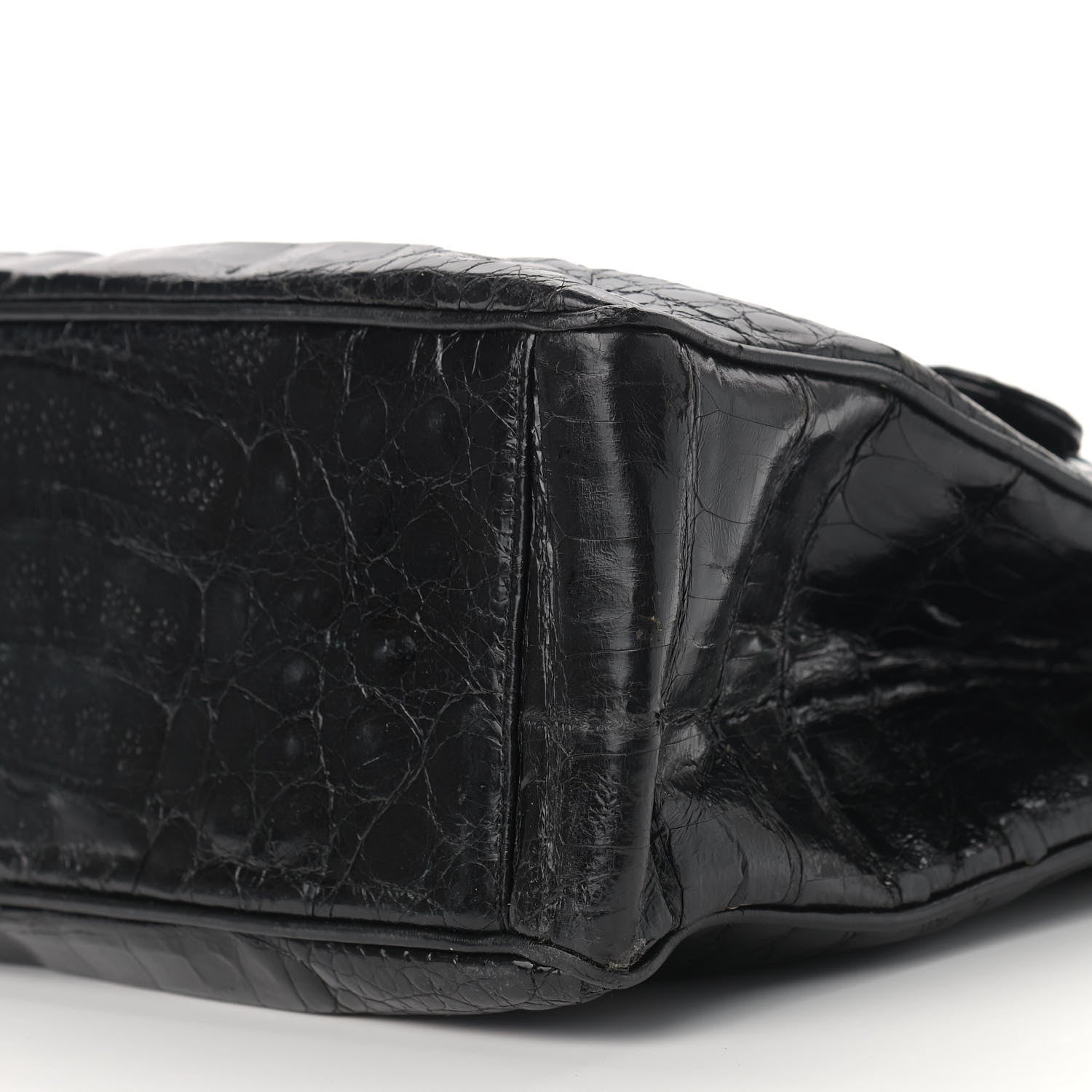 Chanel Alligator Tote Black 10 of 18