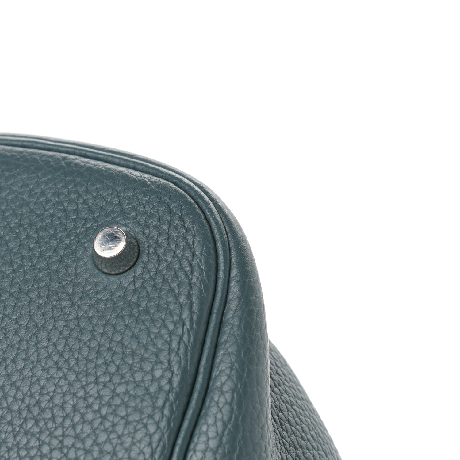 Hermes Taurillon Clemence Picotin Lock 26 GM Bleu Orage 8 of 19