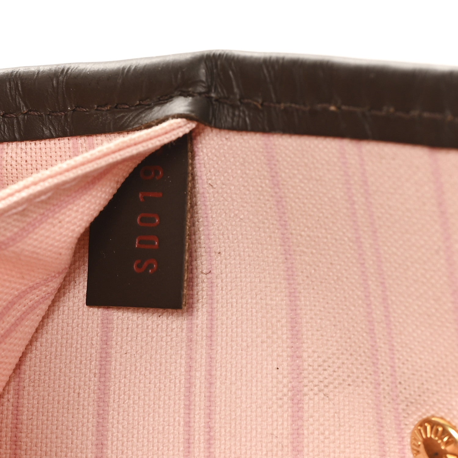 Louis Vuitton Damier Ebene Neo Neverfull MM Rose Ballerine 8 of 12