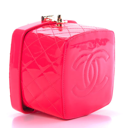 Chanel Patent Calfskin Minaudiere Vanity Case Pink 4 of 10