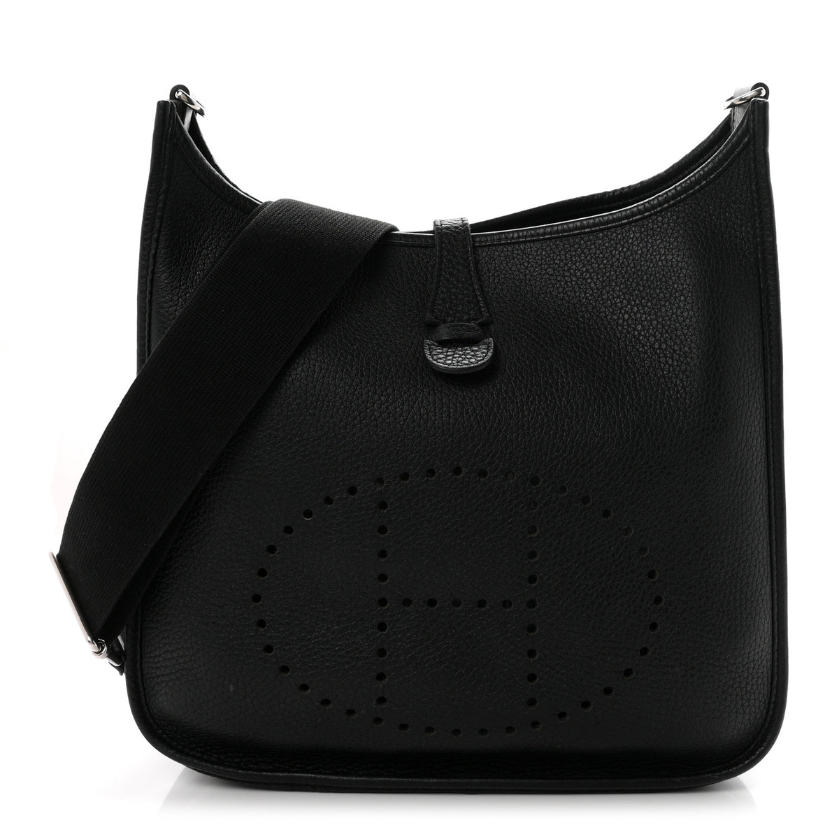 Hermes Taurillon Clemence Evelyne III PM Black 1 of 10
