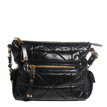 Marc Jacobs Calfskin Patchwork Multipocket Hobo Black 1 of 7
