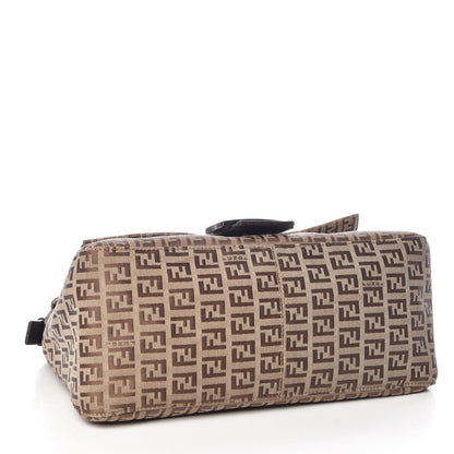 Fendi Zucchino Mama Baguette Dark Brown 4 of 11