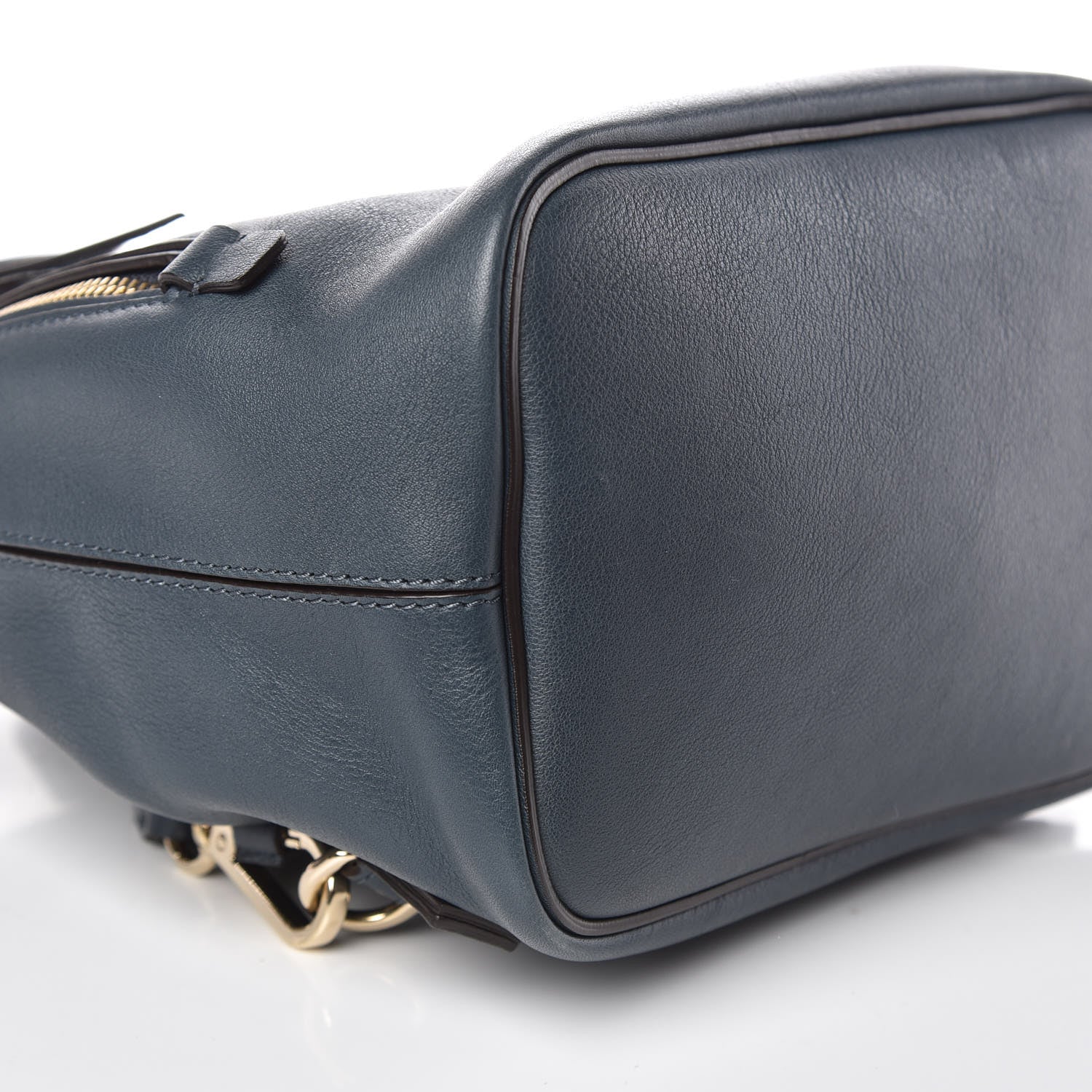 Chloe Suede Calfskin Small Faye Backpack Silver Blue 7 of 12