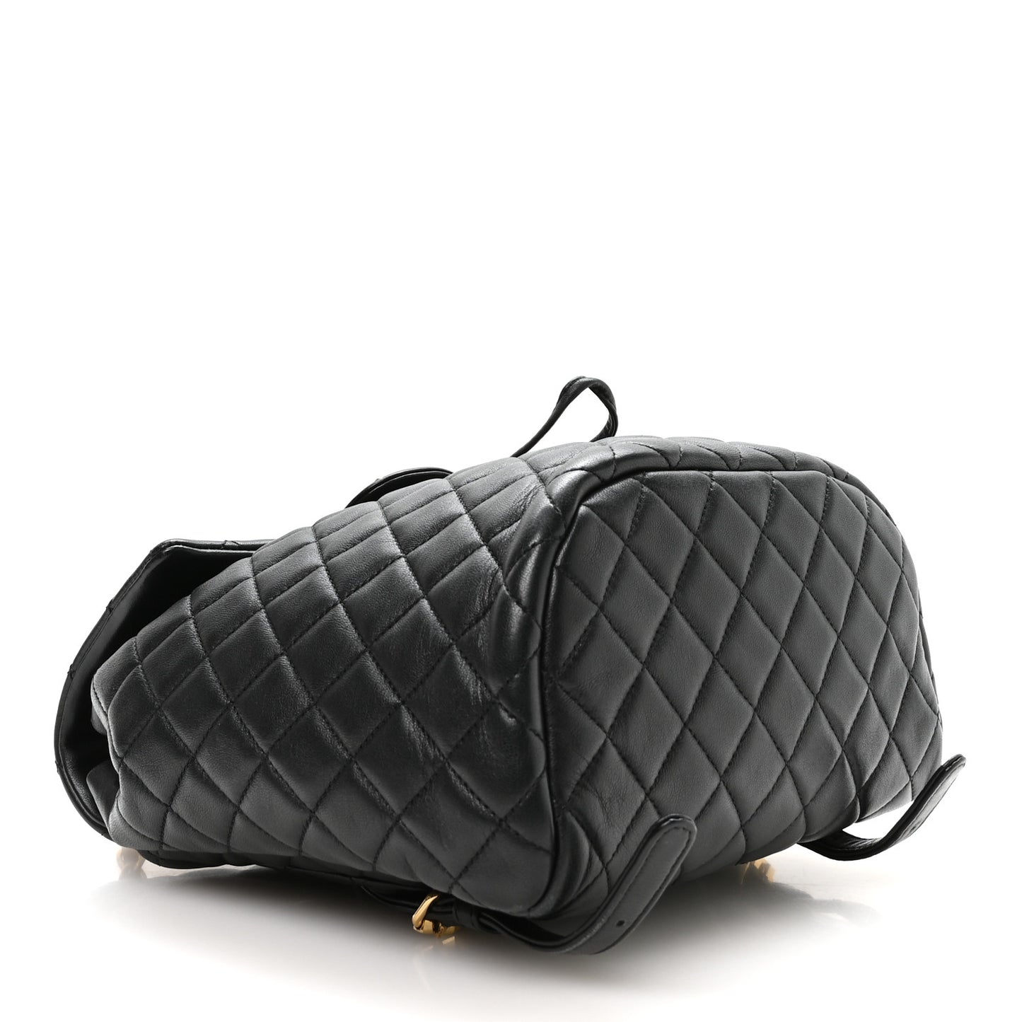 Lambskin Quilted Small Urban Spirit Backpack Black