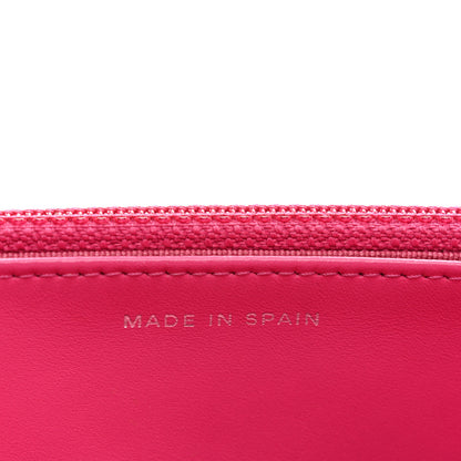 Chanel Iridescent Caviar Quilted Wallet on Chain WOC Pink 7 of 14