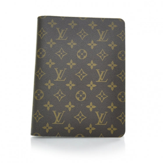 Monogram Desk Agenda Cover
