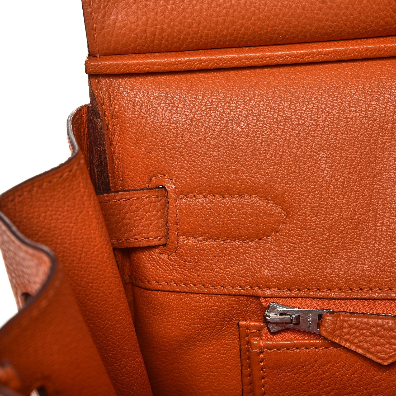 Hermes Togo Birkin 30 Orange 12 of 35
