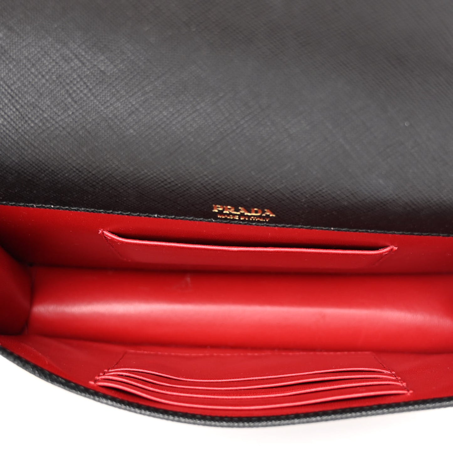 Saffiano Lux Mini Crossbody Bag Black
