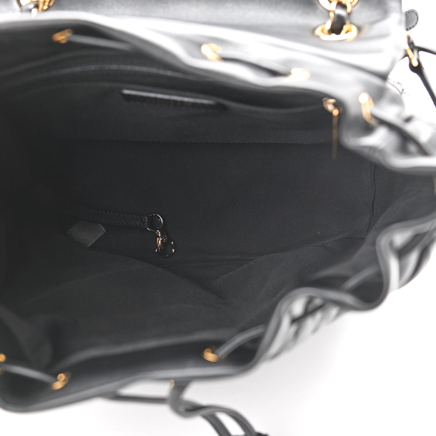 Lambskin Quilted Large Urban Spirit Backpack Black
