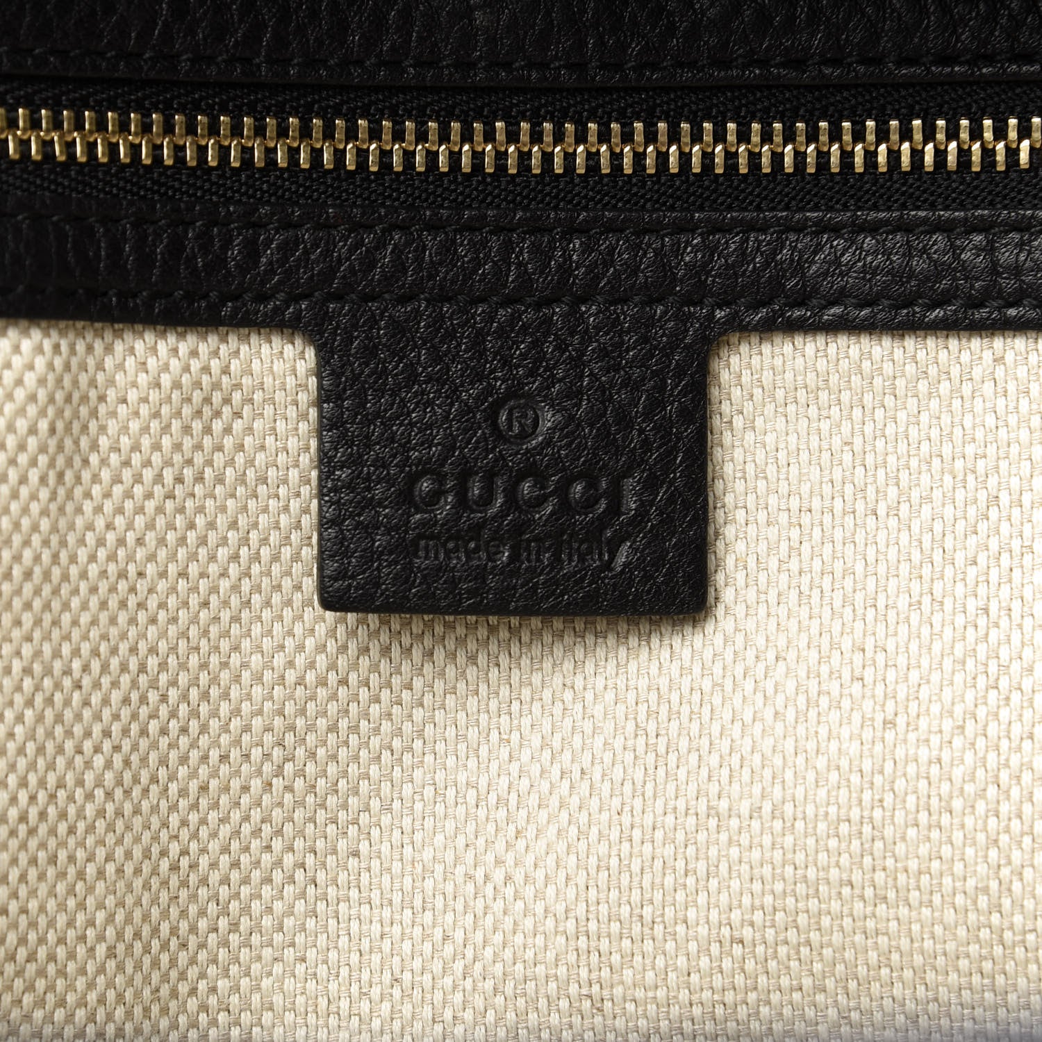 Gucci Pebbled Calfskin Medium Soho Bowler Black 8 of 9