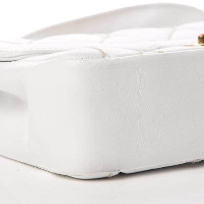 Chanel Calfskin Quilted Wild Stitch Flap White 12 of 13
