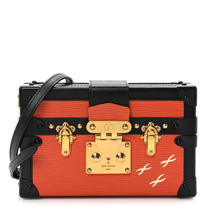 Louis Vuitton Epi Petite Malle Piment 1 of 9
