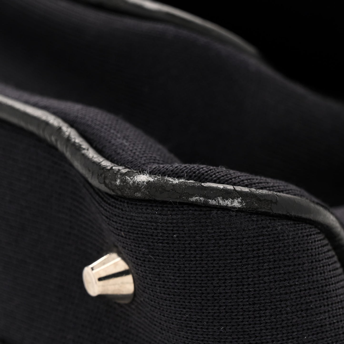 Silk Jersey Crystal Hardcore Bag Navy Black