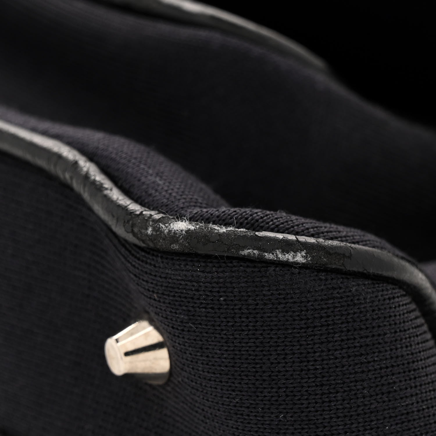 Christian Dior Silk Jersey Crystal Hardcore Bag Navy Black 11 of 13