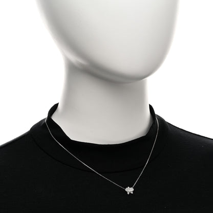 Cartier 18K White Gold Diamond Caresse D'Orchidees Par Cartier Necklace 2 of 4