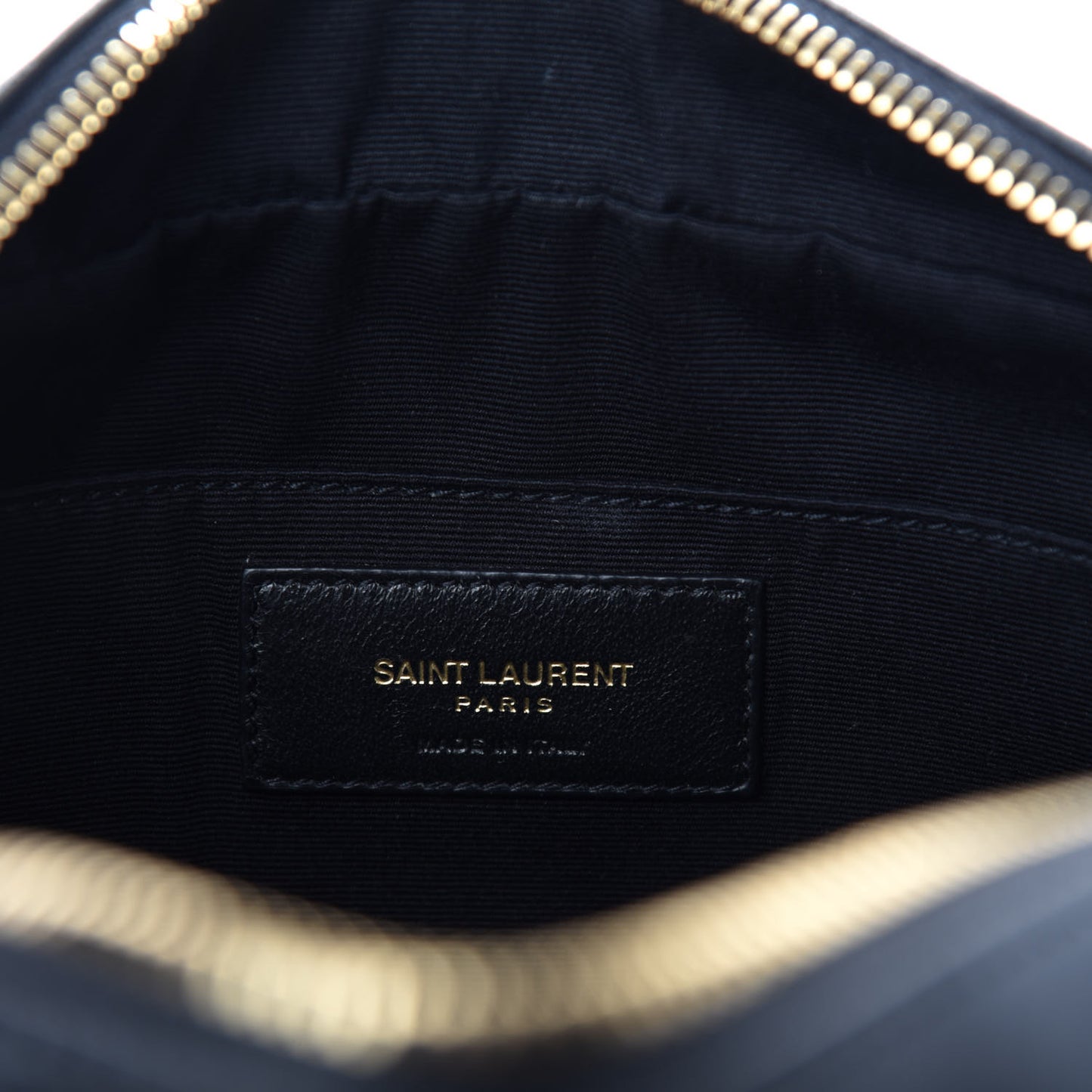 Calfskin Matelasse Monogram Lou Camera Bag Black