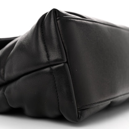 Saint Laurent Lambskin Quilted Small Loulou Puffer Monogram Chain Satchel Black 10 of 11