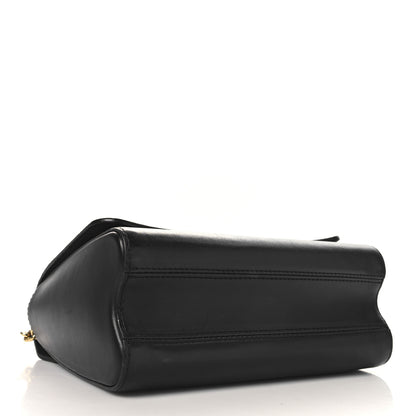 Louis Vuitton Veau Satin Monogram Twist Shoulder Bag MM Black 5 of 13