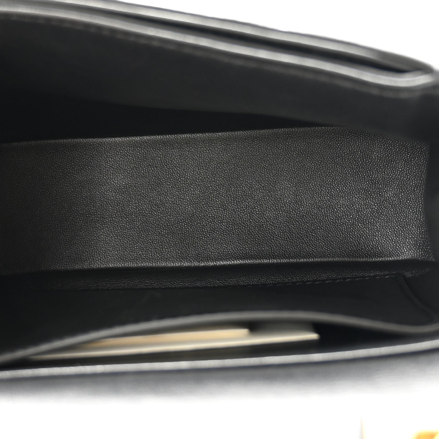 Nappa One Stud Chain Clutch Black