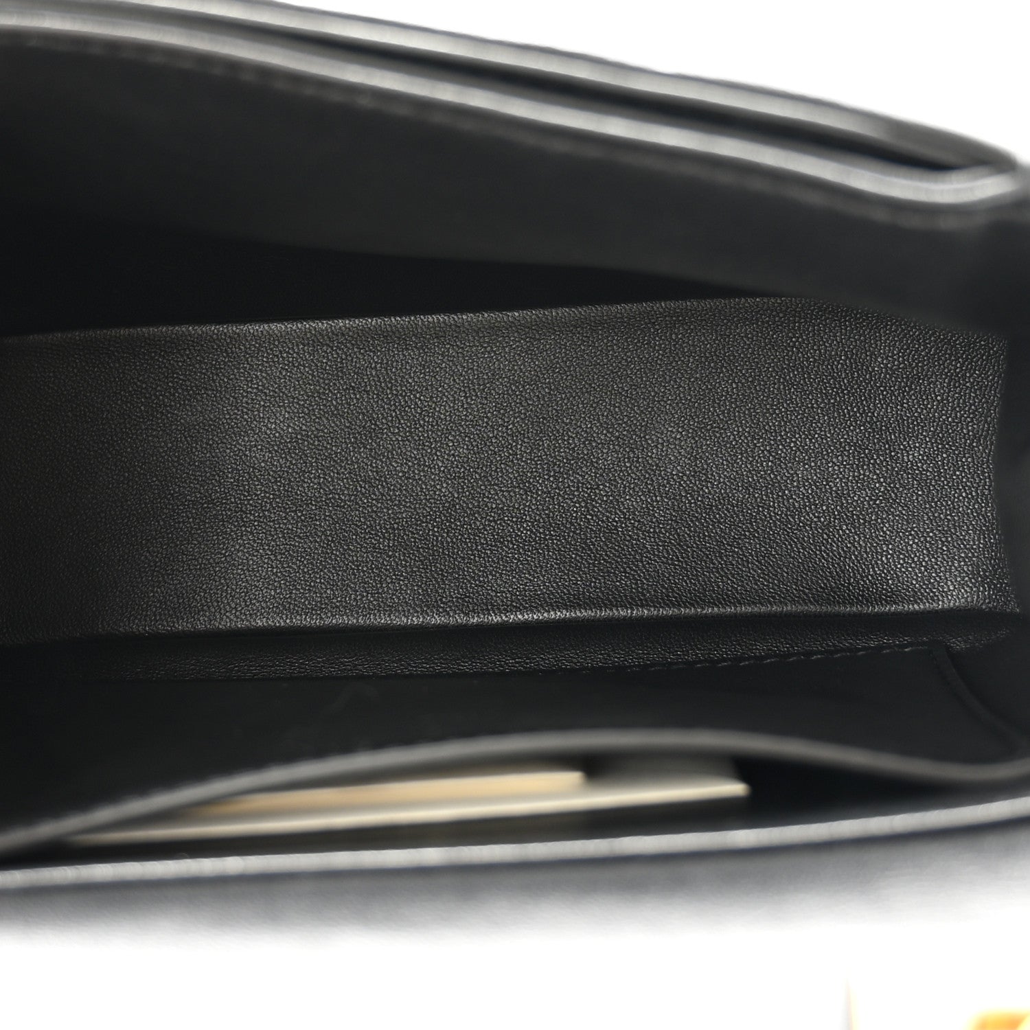 Valentino Garavani Nappa One Stud Chain Clutch Black 5 of 9
