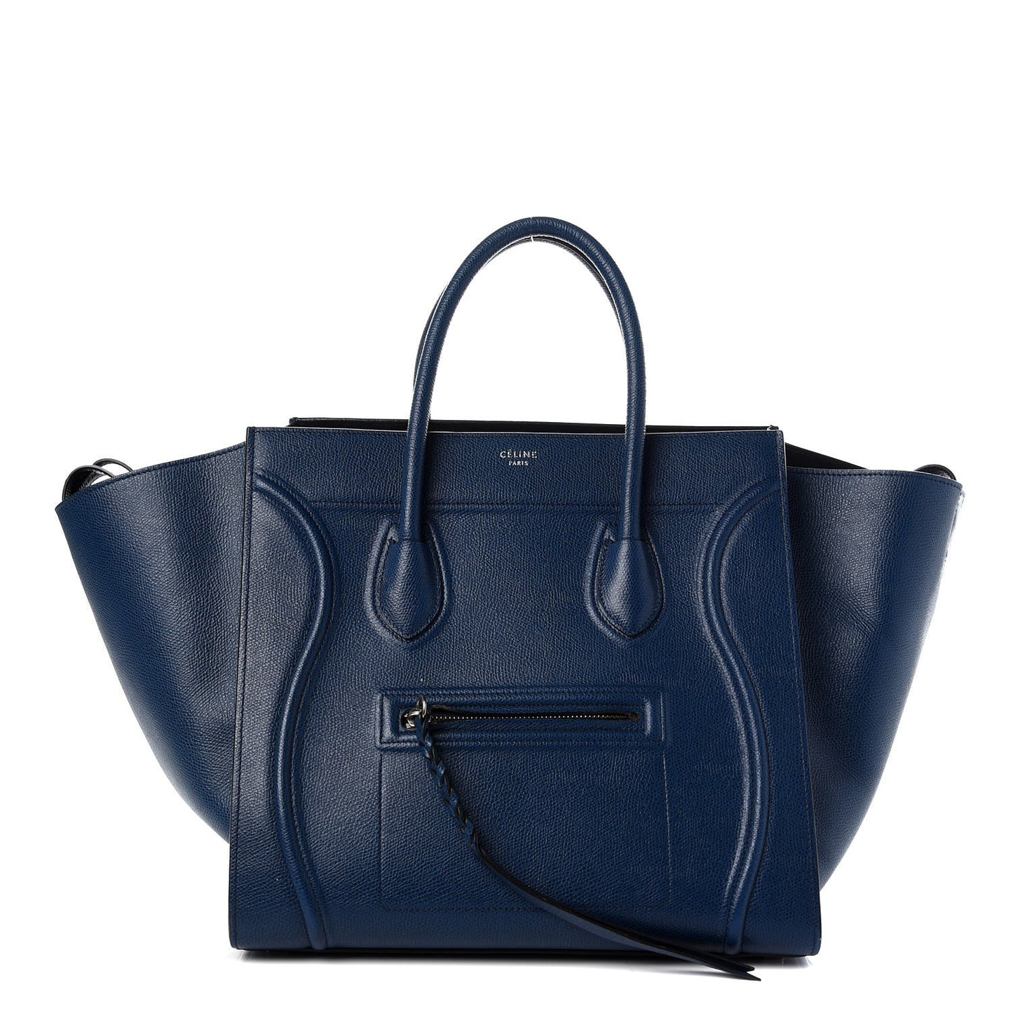Grained Calfskin Medium Phantom Luggage Deepsea
