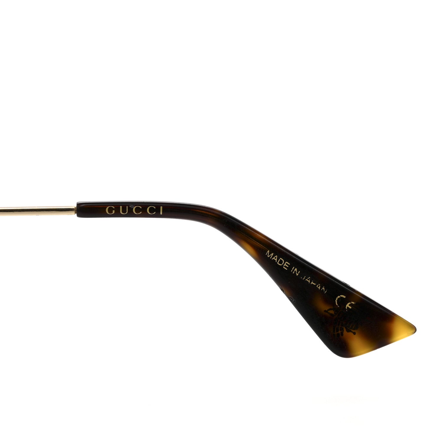 Gucci Metal Web Aviator Sunglasses GG0062S Green Red 6 of 7