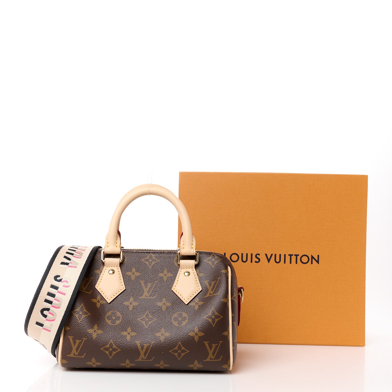 Louis Vuitton Monogram Speedy Bandouliere 20 Black 12 of 12