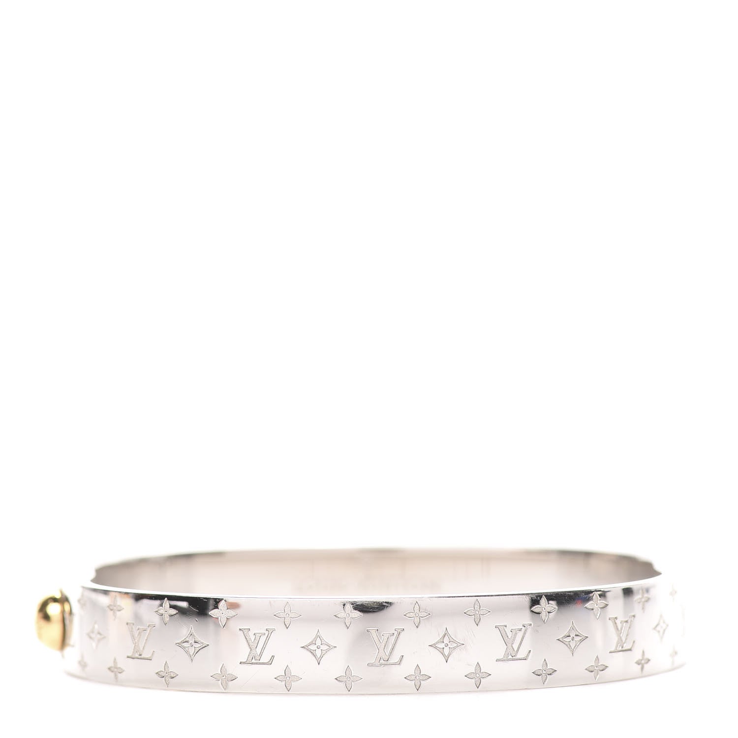 Louis Vuitton Palladium Monogram Nanogram Cuff M 1 of 6