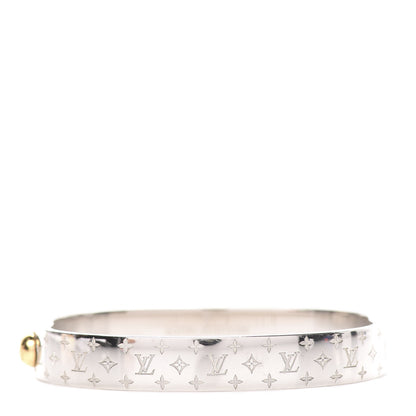 Louis Vuitton Palladium Monogram Nanogram Cuff M 1 of 6