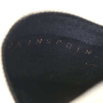 Saint Laurent Canvas Elba Logo Embroidered Espadrilles 38 Panna 9 of 10