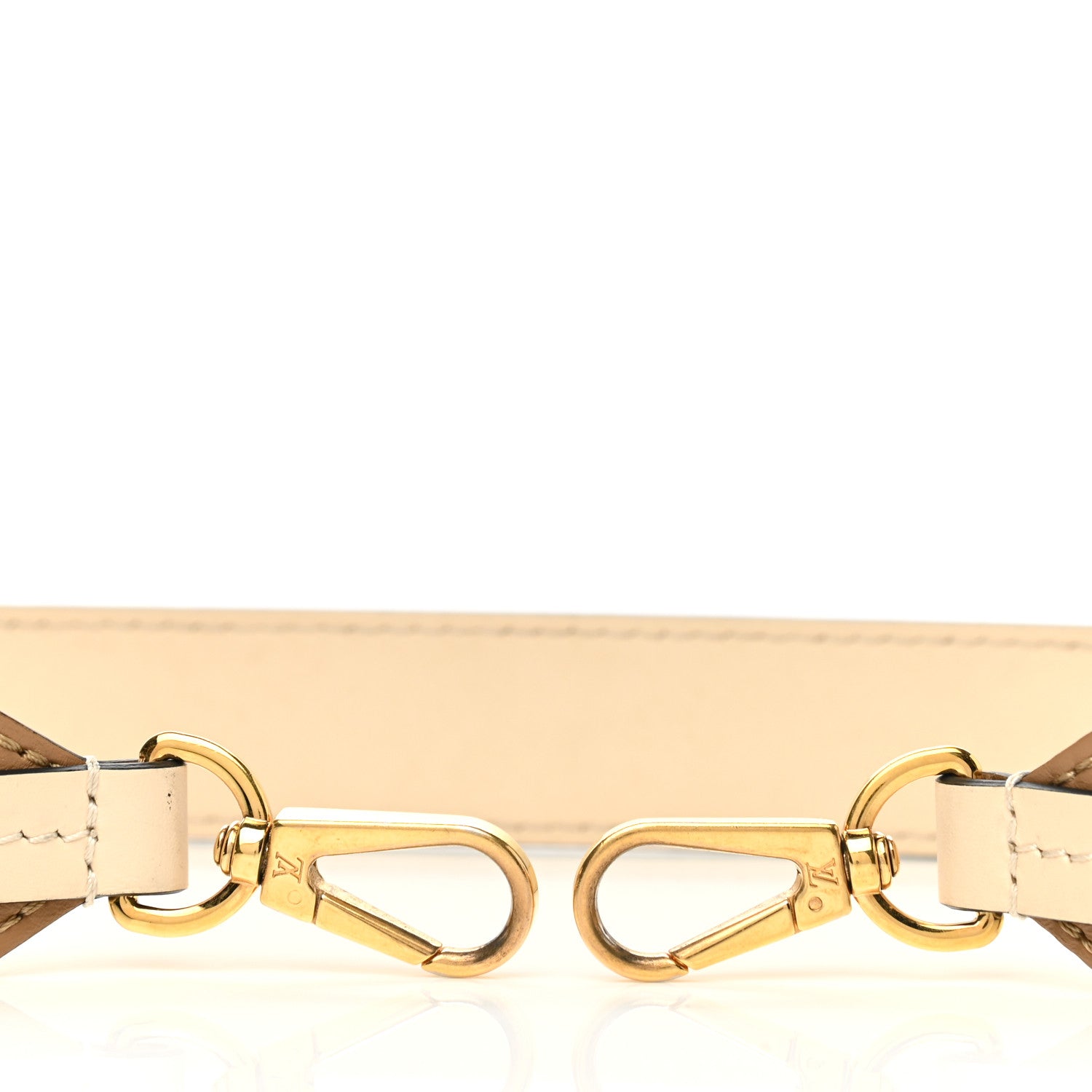 Louis Vuitton Calfskin Tuileries Besace Shoulder Strap Creme Sesame 4 of 5