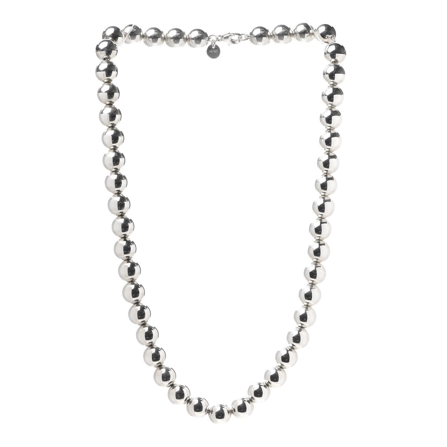 Sterling Silver 10mm HardWear Ball Necklace