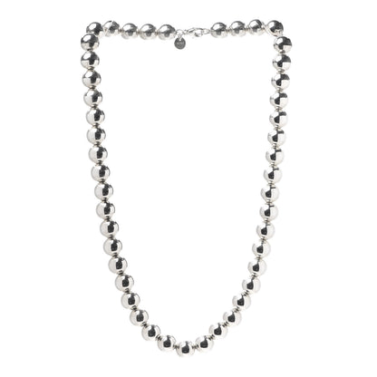 Tiffany Sterling Silver 10mm HardWear Ball Necklace 3 of 4