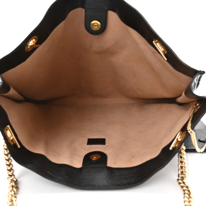 Gucci Calfskin Large Rajah Chain Tote Black 6 of 17