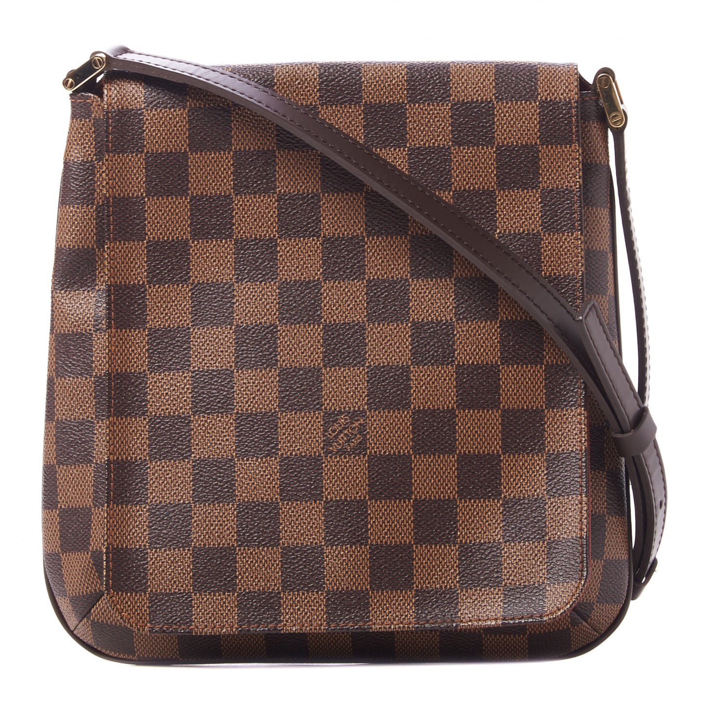 Damier Ebene Musette Salsa Long Strap