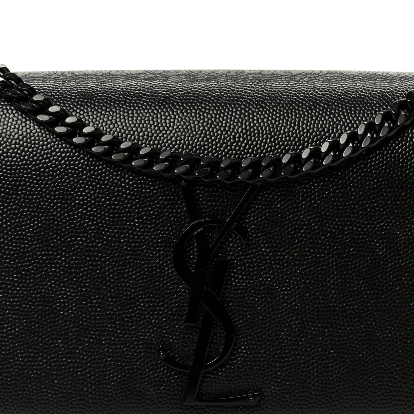 Grain De Poudre Small Classic Monogram Monochrome Kate Satchel Black