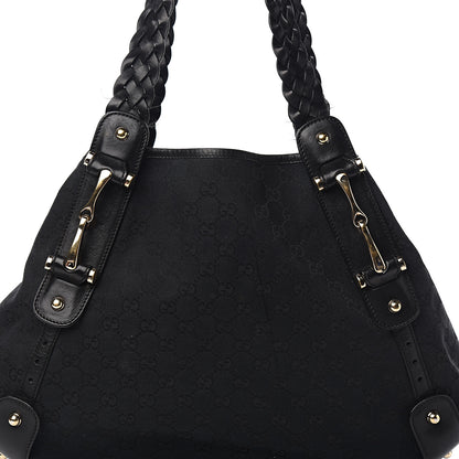 Gucci Monogram Medium Pelham Shoulder Bag Black 13 of 13