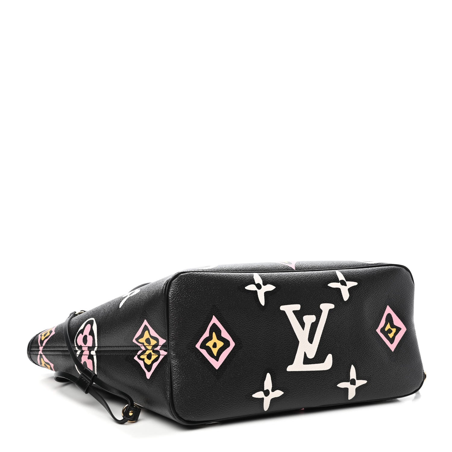 Louis Vuitton Monogram Giant Wild At Heart Neverfull MM Black 3 of 4