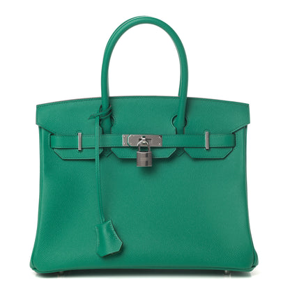 Hermes Epsom Birkin 30 Vert Jade 1 of 11