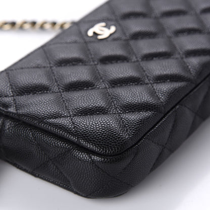 Chanel Caviar Quilted Small Clutch With Chain Black 7 of 13