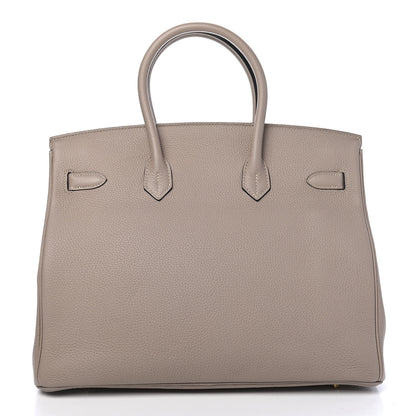 Hermes Togo Birkin 35 Gris Tourterelle 4 of 44