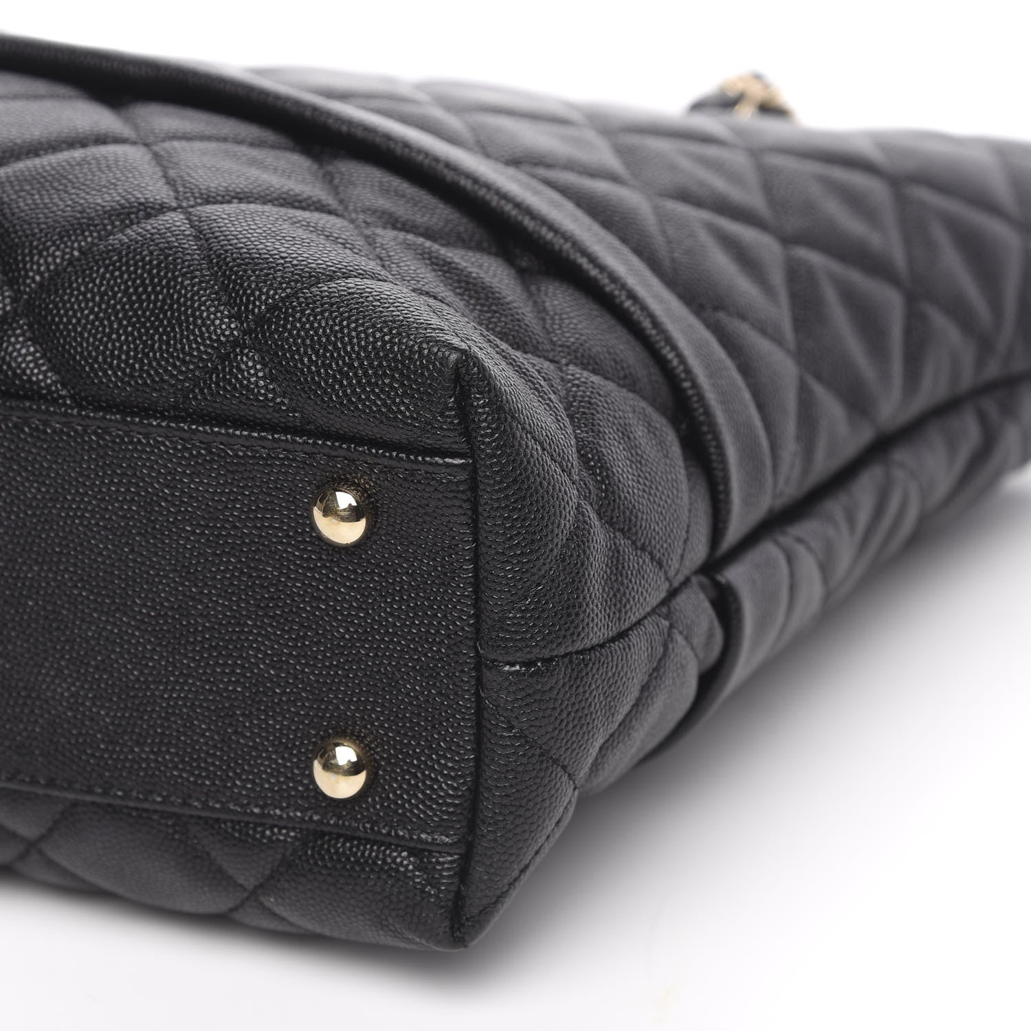 Chanel Caviar Quilted Rolled Up Tote Black 9 of 10