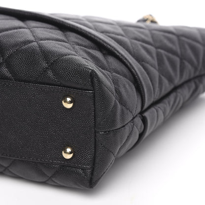 Chanel Caviar Quilted Rolled Up Tote Black 9 of 10