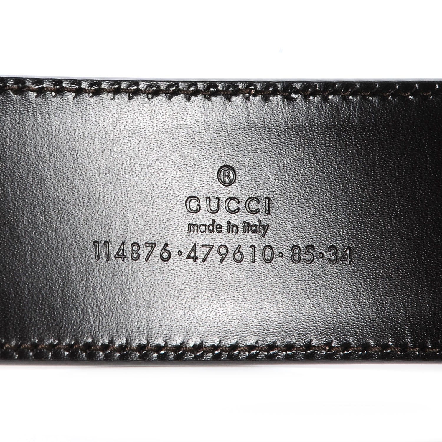 Gucci Monogram Interlocking G Belt 85 34 4 of 4