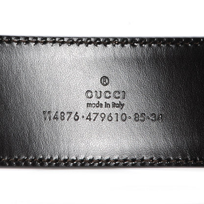 Gucci Monogram Interlocking G Belt 85 34 4 of 4