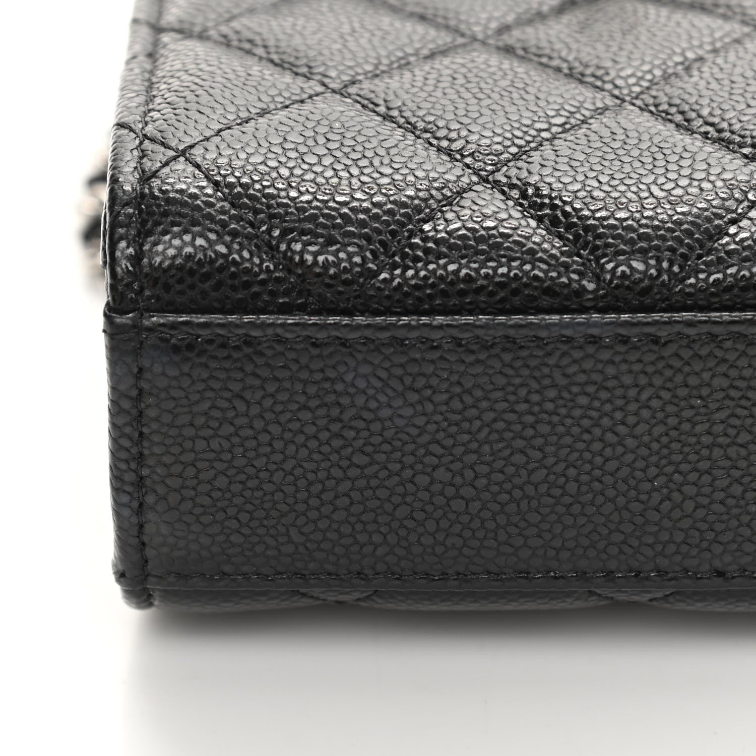 Chanel Caviar Quilted Classic Phone Holder Black 12 of 14