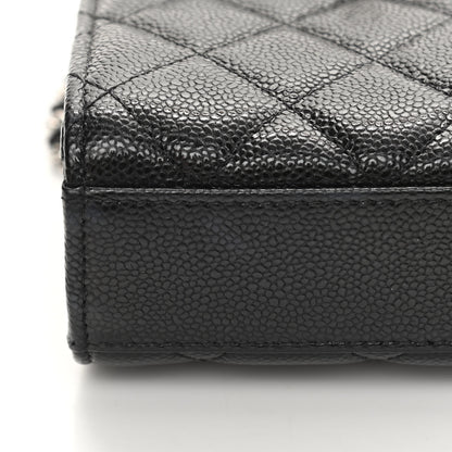 Chanel Caviar Quilted Classic Phone Holder Black 12 of 14