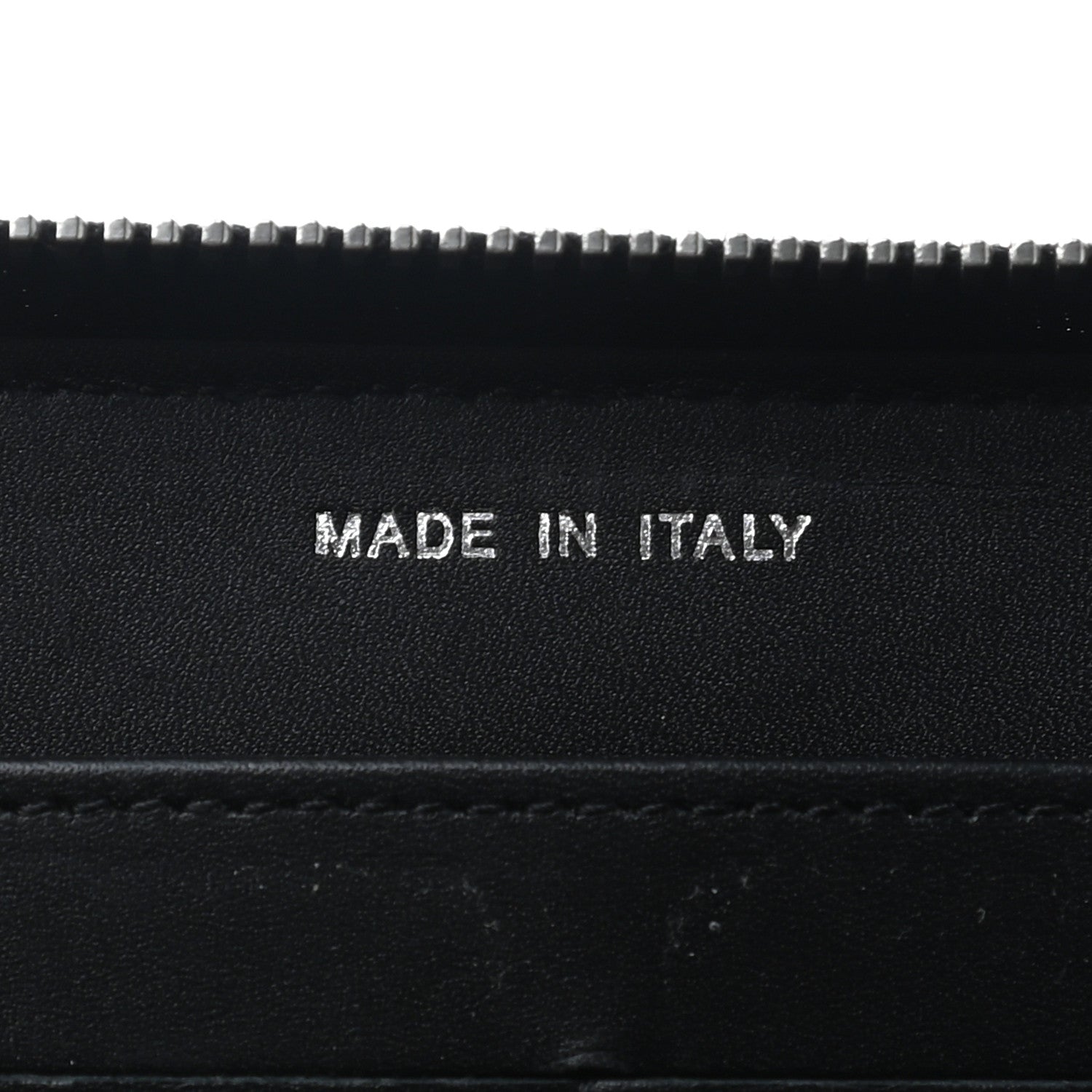 Chanel Patent Quilted Brilliant Zip Around Wallet Black 7 of 8